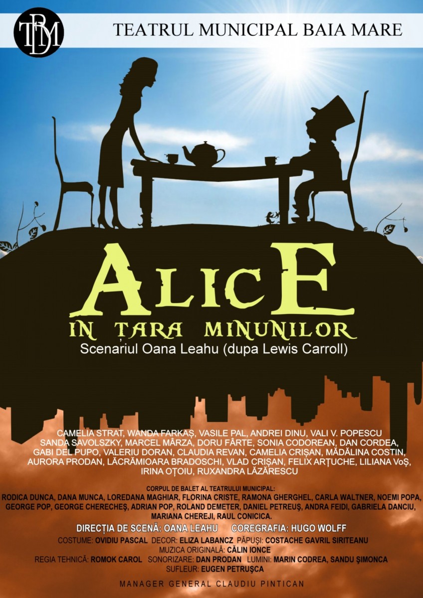 afis Alice în Țara Minunilor