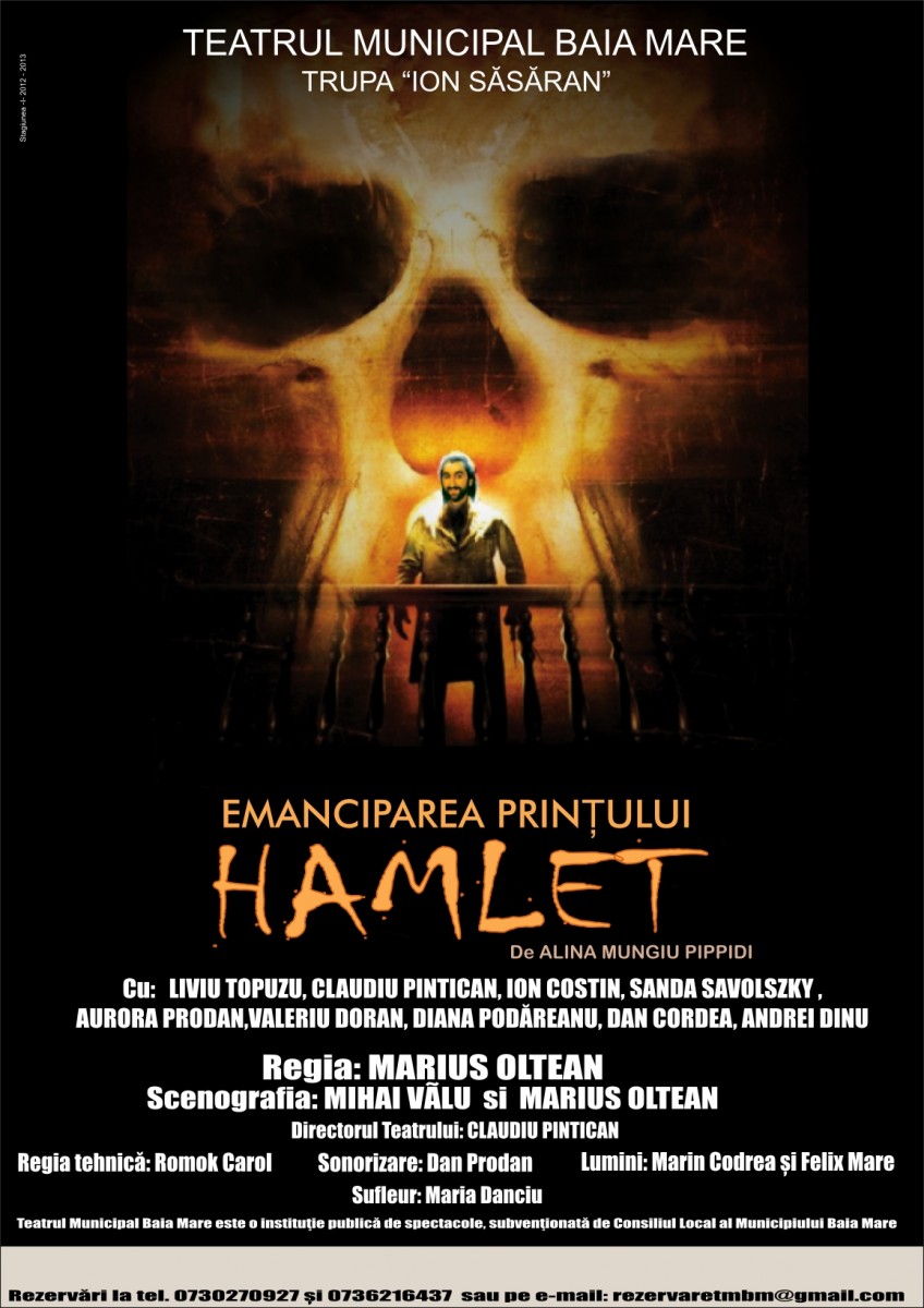 afis Emanciparea prințului Hamlet