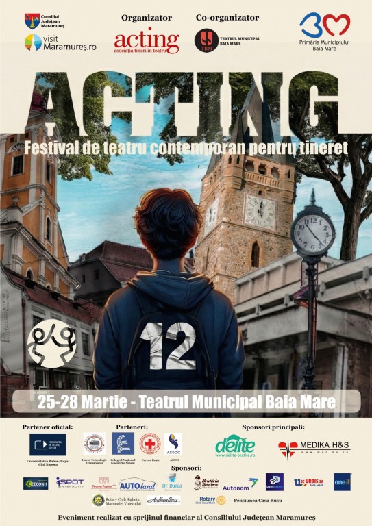 afis Festivalul ACTING, ediția 12, începe în 25 martie la TMBM