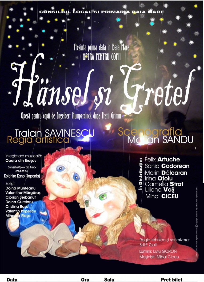 afis Hänsel și Gretel