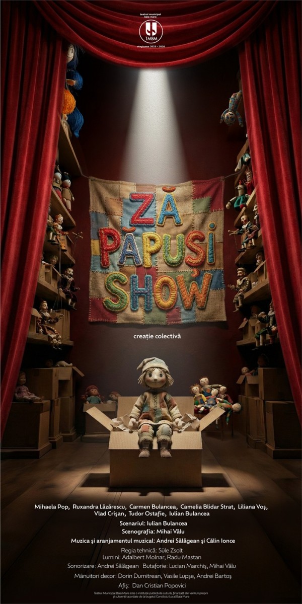 afis ZĂ PĂPUȘI SHOW