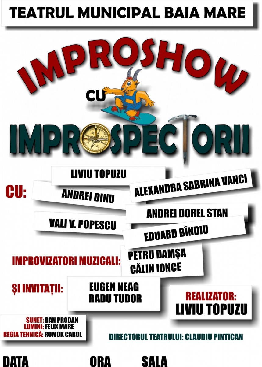 afis Improshow cu improspectorii