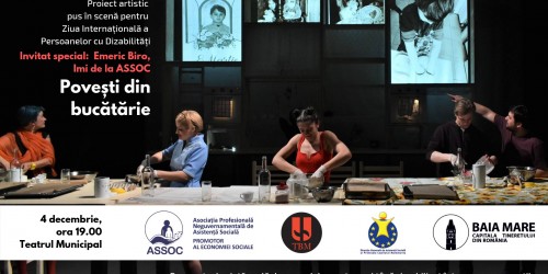 „Povești din bucătărie” pus în scenă pentru Ziua Internațională a Persoanelor cu Dizabilități