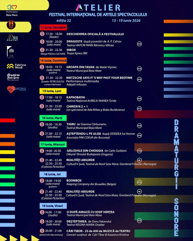 afis Festivalul ATELIER începe în curând!